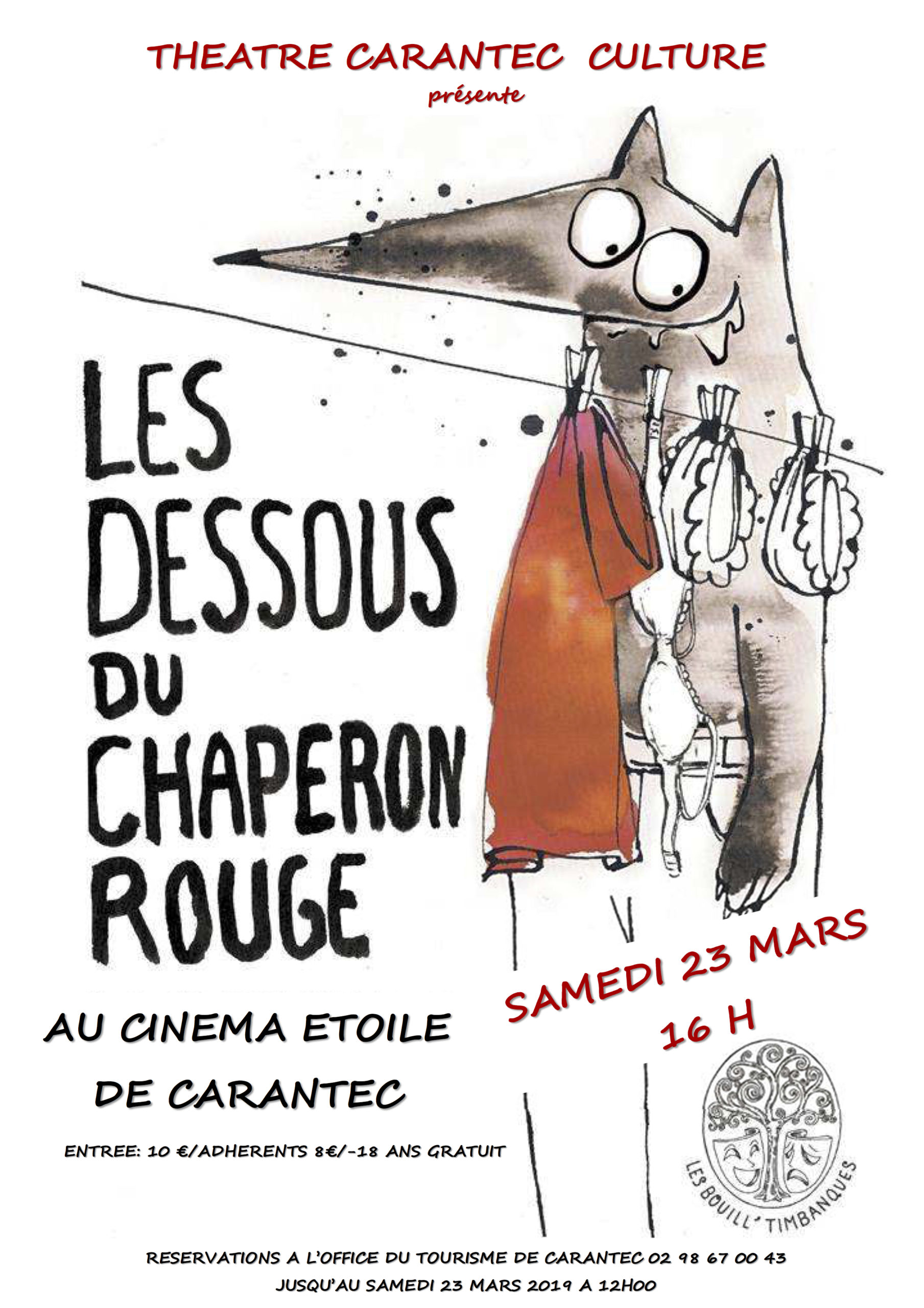 Affiche Les Dessous du Chaperon Rouge