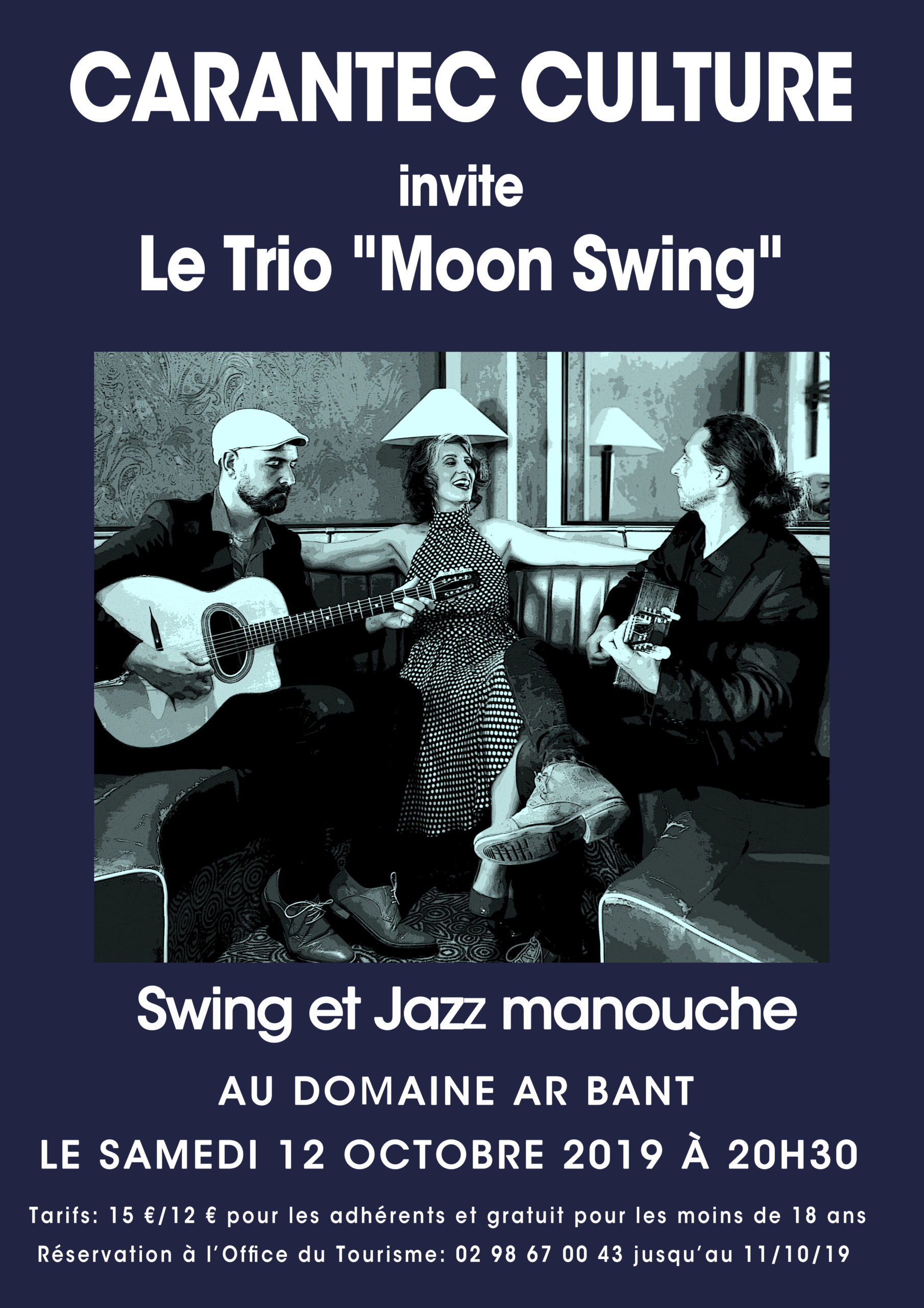 Affiche le trio Moon Swing