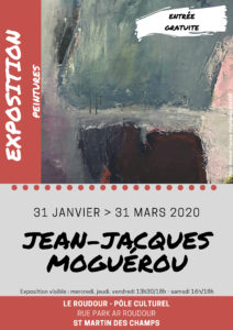 Affiche Exposition Peinture JJ MOGUEROU