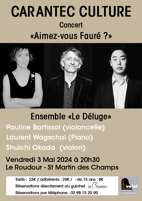 Affiche concert "Aimez-vous Fauré ?"
