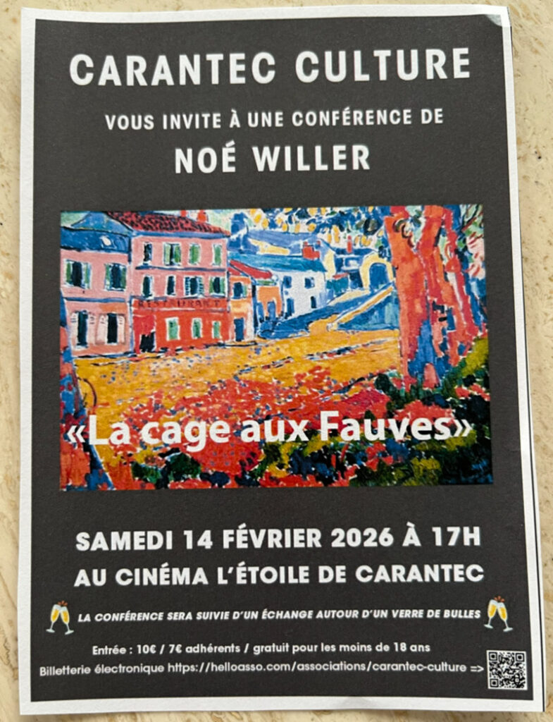 Conférence La Cage aux Fauves par Noé Willer